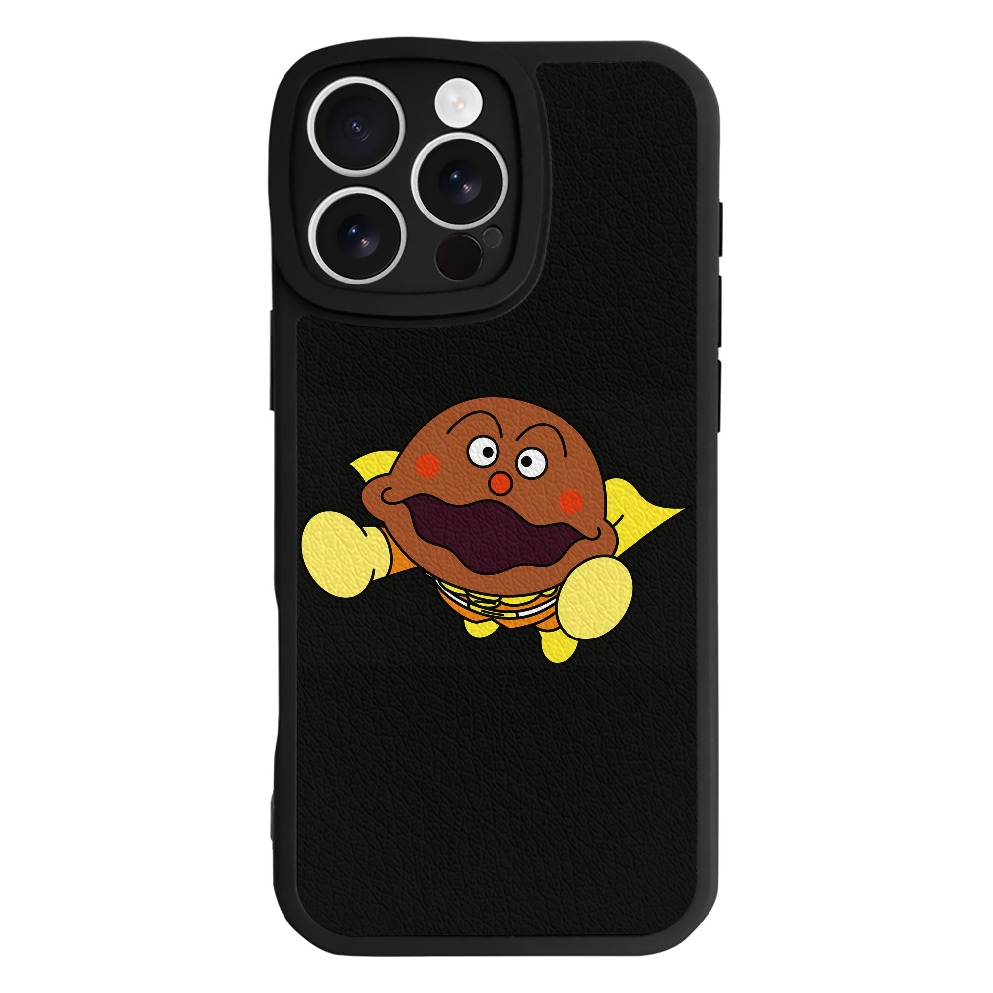 （画像用） アンパンマン Anpanman 【iPhone 16シリーズ対応】シリコンスマホケース（レザー調） 材質：シリコン